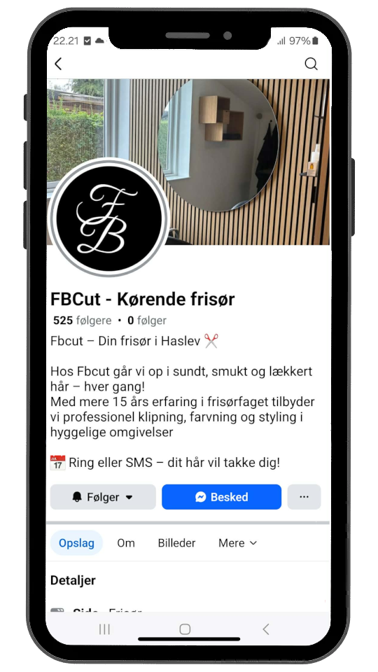 FBCut - Frsiør Facebook side